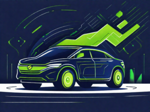 A digital click symbol transforming into a car