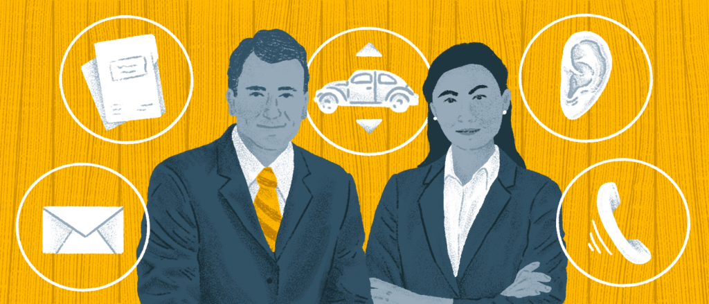 successful car salesman